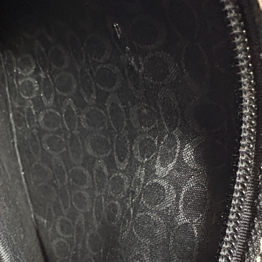 2006 Coach Patchwork Swingpack Flat Black Crossbo… - image 5